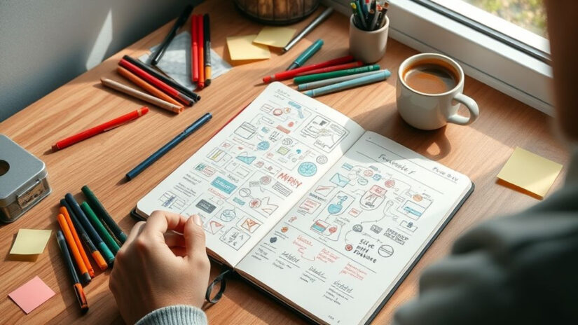 Apprendre le sketchnoting : Transformez vos notes en œuvres d’art visuelles