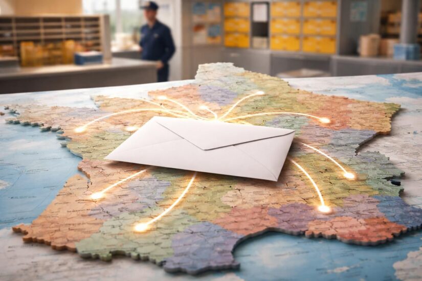 Délai d&rsquo;une lettre entre départements : temps de livraison estimé
