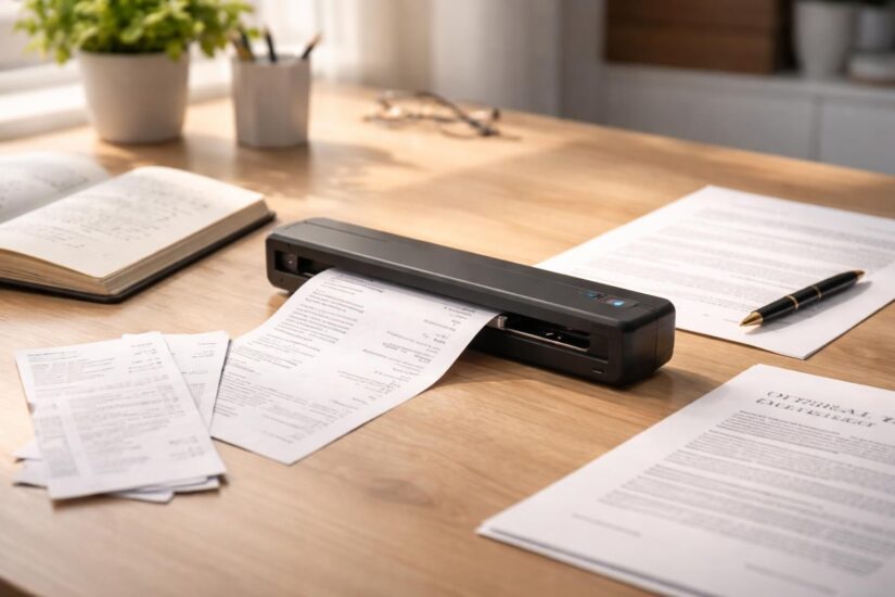 Scanner portable : top usages (factures, contrats, notes)