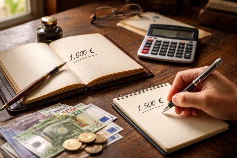 Techniques pour écrire le chiffre mille cinq cents euros
